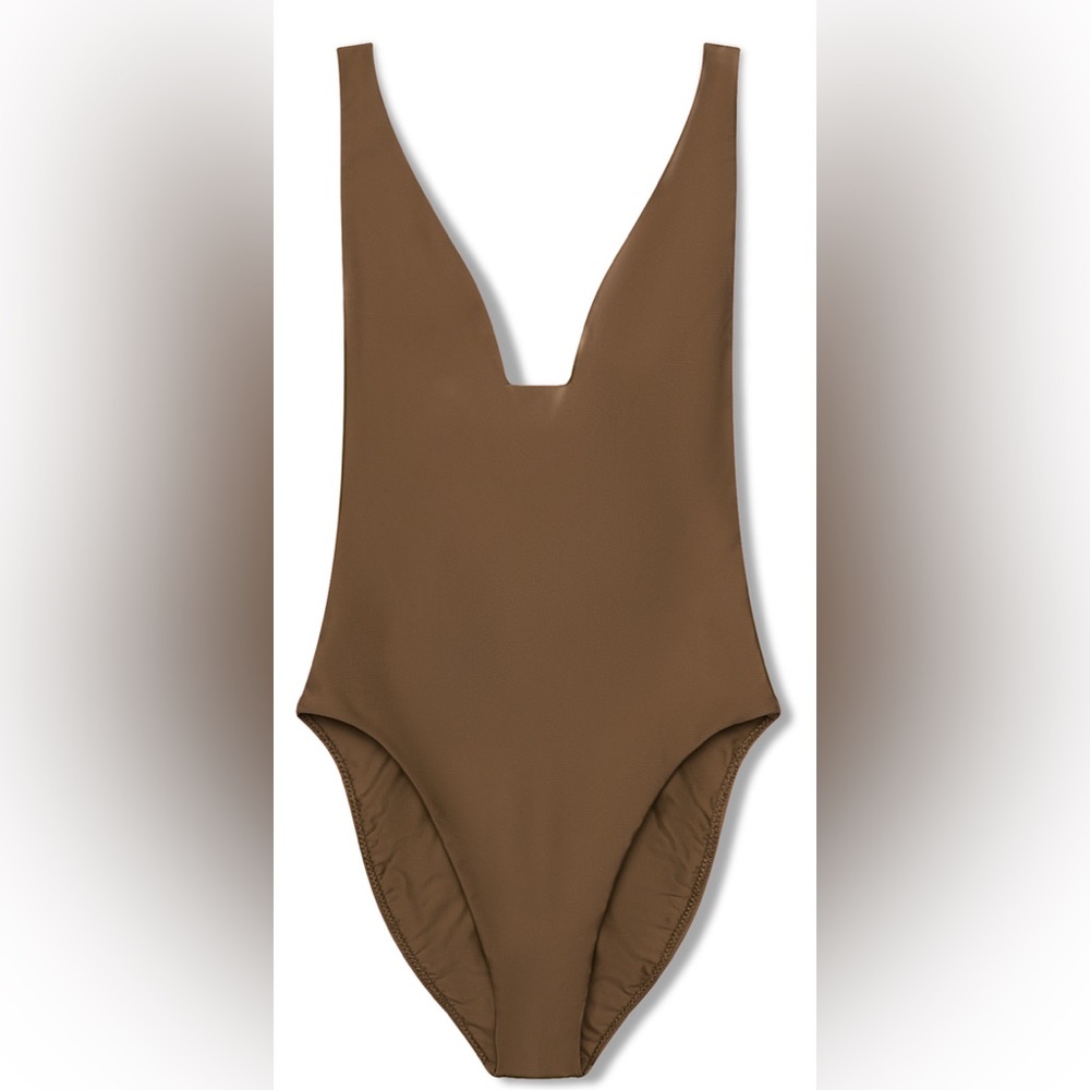 Galamaar Roe Maillot - Brown one piece swimsuit